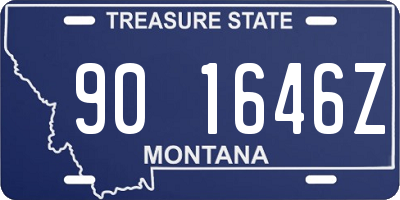 MT license plate 901646Z