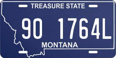 MT license plate 901764L