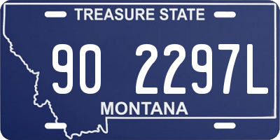 MT license plate 902297L