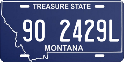 MT license plate 902429L