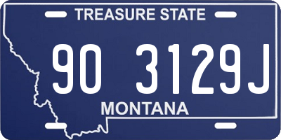 MT license plate 903129J