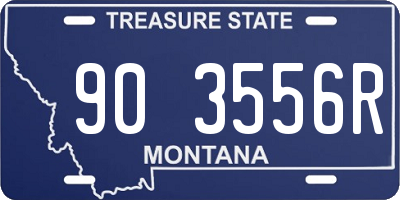 MT license plate 903556R