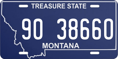 MT license plate 903866O