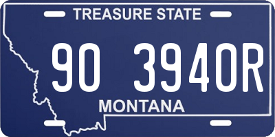 MT license plate 903940R