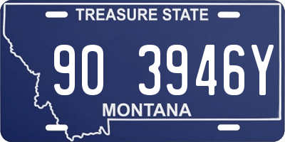 MT license plate 903946Y