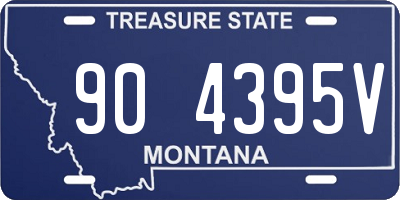 MT license plate 904395V