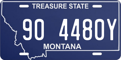 MT license plate 904480Y