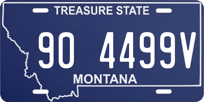 MT license plate 904499V