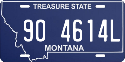 MT license plate 904614L