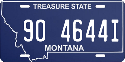 MT license plate 904644I