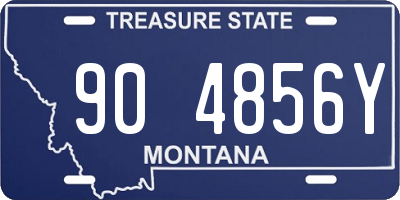 MT license plate 904856Y