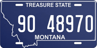 MT license plate 904897O