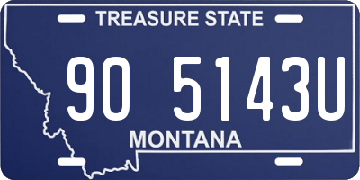 MT license plate 905143U