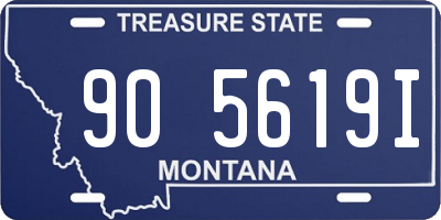 MT license plate 905619I