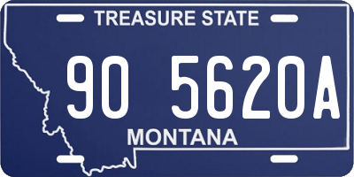 MT license plate 905620A