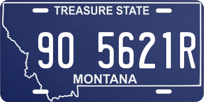 MT license plate 905621R