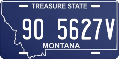MT license plate 905627V
