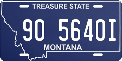 MT license plate 905640I