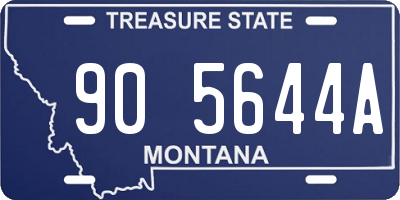 MT license plate 905644A
