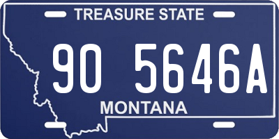MT license plate 905646A
