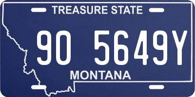 MT license plate 905649Y