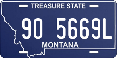 MT license plate 905669L