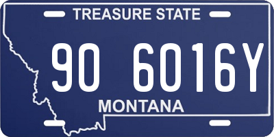 MT license plate 906016Y