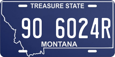 MT license plate 906024R