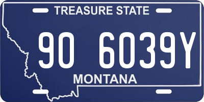 MT license plate 906039Y