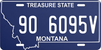 MT license plate 906095V