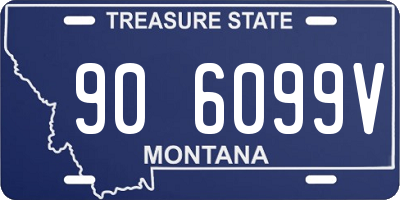 MT license plate 906099V