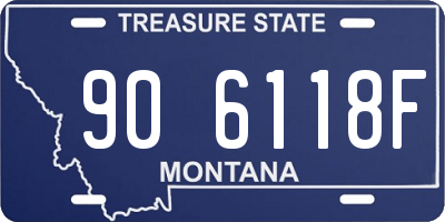 MT license plate 906118F