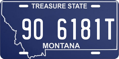 MT license plate 906181T