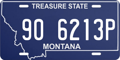 MT license plate 906213P