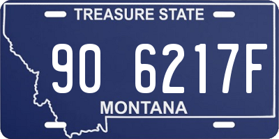 MT license plate 906217F