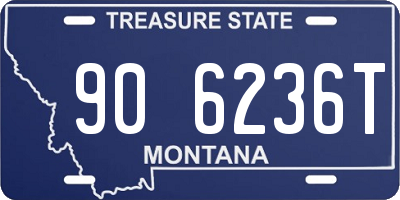 MT license plate 906236T