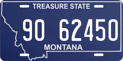 MT license plate 906245O