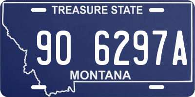 MT license plate 906297A