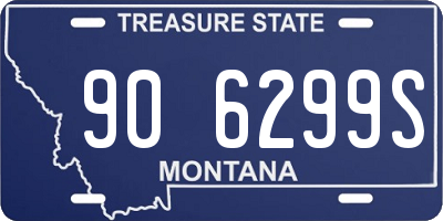 MT license plate 906299S