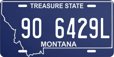 MT license plate 906429L
