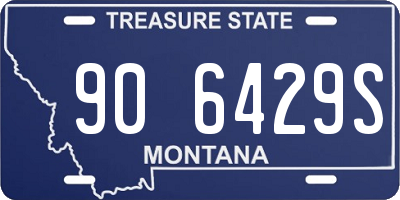 MT license plate 906429S