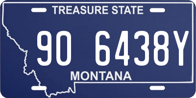 MT license plate 906438Y