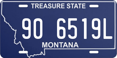 MT license plate 906519L