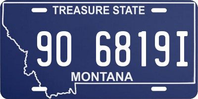 MT license plate 906819I