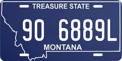 MT license plate 906889L