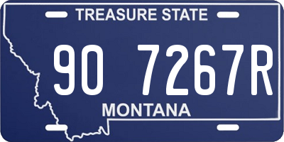 MT license plate 907267R