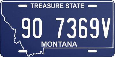 MT license plate 907369V
