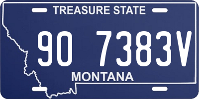 MT license plate 907383V