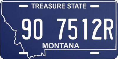 MT license plate 907512R