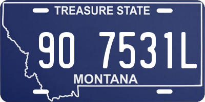 MT license plate 907531L